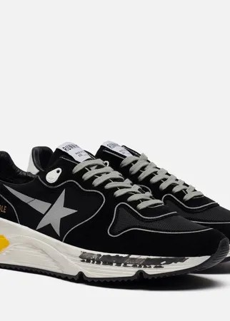 Мужские кроссовки Golden Goose Running Sole Lycra/Print Star, цвет чёрный, размер 43 EU