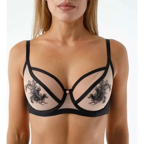 Бюстгальтер Coquette Revue, размер 80D, черный