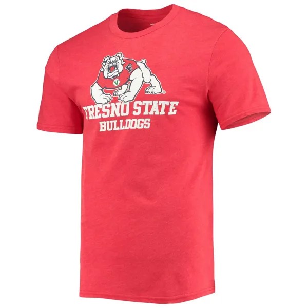 Мужская футболка и брюки для сна с принтом Concepts, темно-серая/красная футболка Fresno State Bulldogs Meter