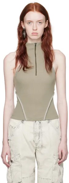 Зеленая майка Racerback Foliage Hyein Seo