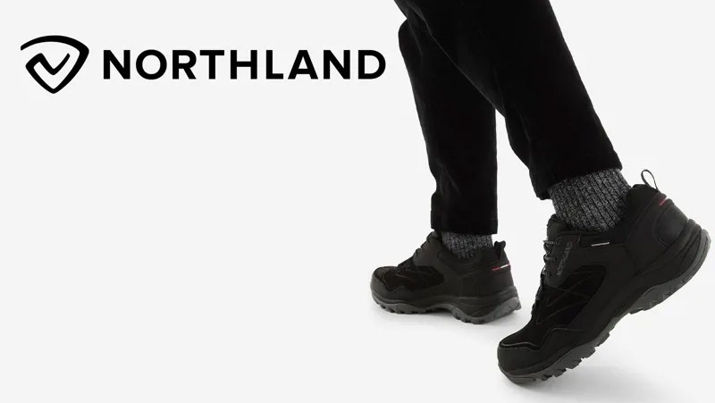 Полуботинки утепленные мужские Northland Gamsfeld, Черный