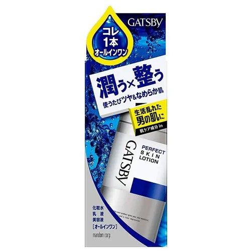 MANDOM Лосьон для лица снимающий раздражение с цветочным ароматом. Gatsby skin lotion, 150 мл.