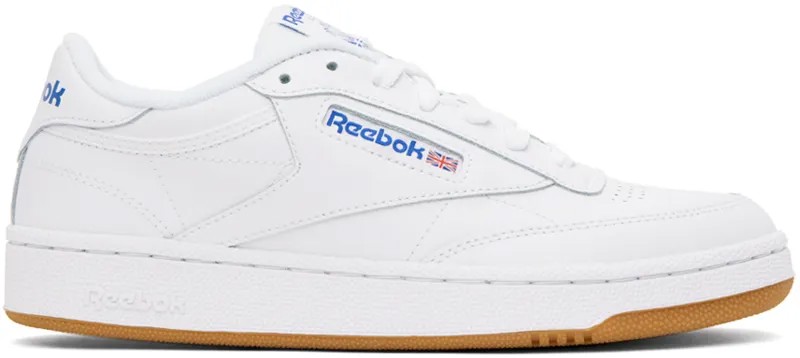 Белые кроссовки Club C 85 Reebok Classics, цвет Int-white/Royal/Gum