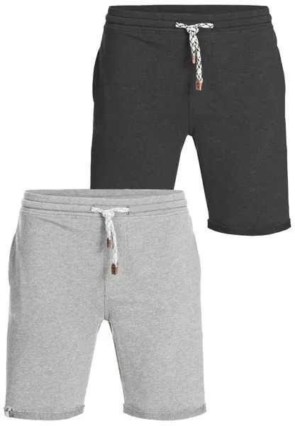 Обычные брюки INDICODE JEANS Eddy, пестрый серый/черный