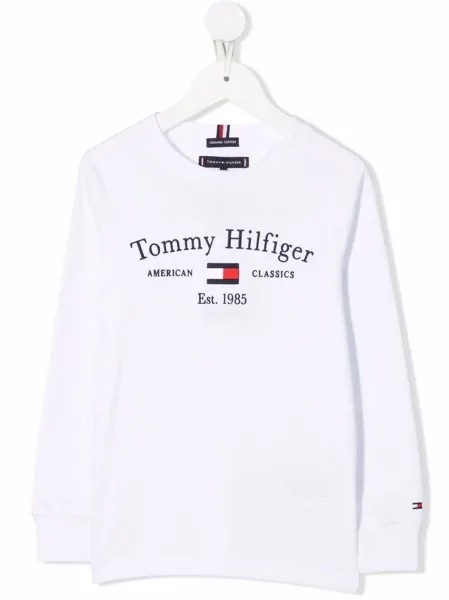 Tommy Hilfiger Junior толстовка из органического хлопка с логотипом