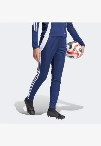 Брюки для бега TIRO24 adidas Performance, цвет team navy blue 2/white