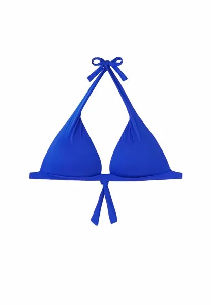 Верх бикини Indonesia Calzedonia, синий металлик