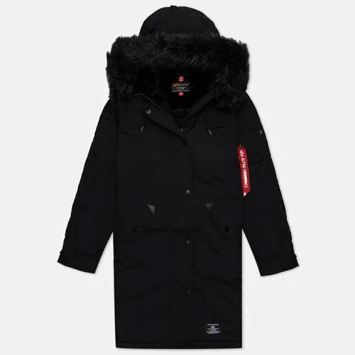 Парка  ALPHA INDUSTRIES, подкладка, размер xs, черный