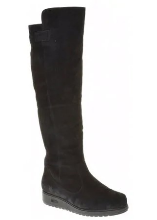 Сапоги ботфорты  Janita, зимние, натуральный велюр, размер 38, черный