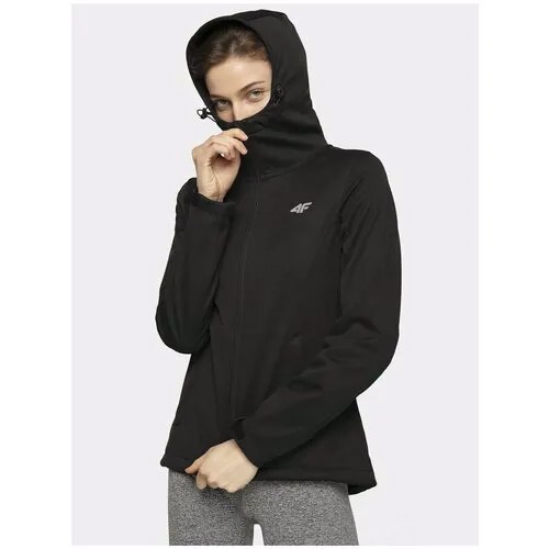 Куртка 4F WOMEN'S SOFTSHELL Черный S NOSH4-SFD001-20S