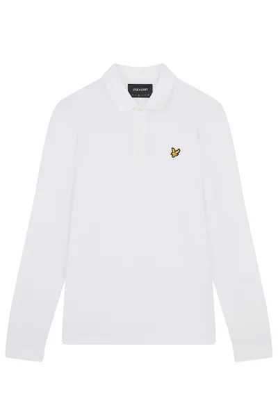 Поло Lyle & Scott Langarm, белый