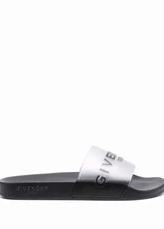 Givenchy шлепанцы с логотипом