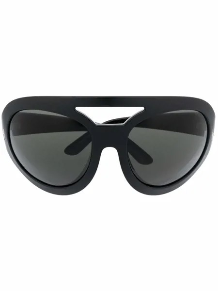 TOM FORD Eyewear солнцезащитные очки в массивной оправе