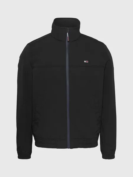 Куртка-бомбер с высоким воротником Tommy Hilfiger, черная