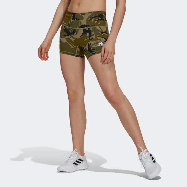 Женские шорты Adidas Camo Short Tights Волейбольные шорты, камуфляж