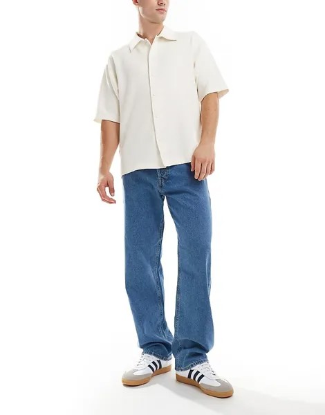 Jack & Jones – Eddie – синие джинсы оверсайз
