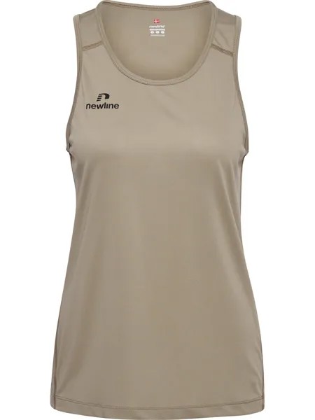 Спортивная футболка Newline BEAT SINGLET, коричневый
