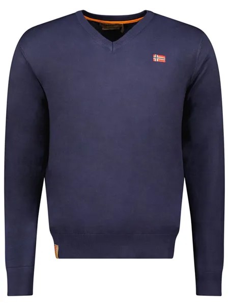 Пуловер Geographical Norway, темно-синий