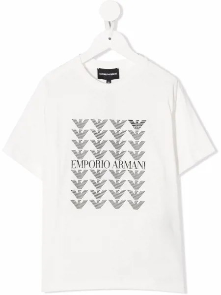 Emporio Armani Kids футболка с логотипом