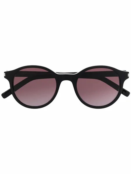 Saint Laurent Eyewear солнцезащитные очки в круглой оправе