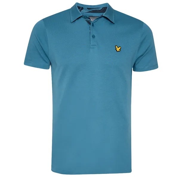 Мужская рубашка поло Lyle & Scott с контурной планкой Lyle And Scott