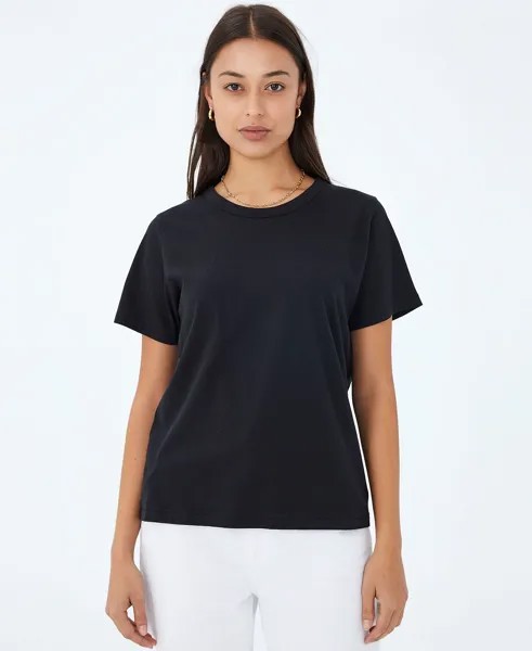 Женская футболка с круглым вырезом COTTON ON, черный