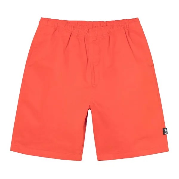 Шорты Stussy Brushed Beach Short, цвет Red Orange
