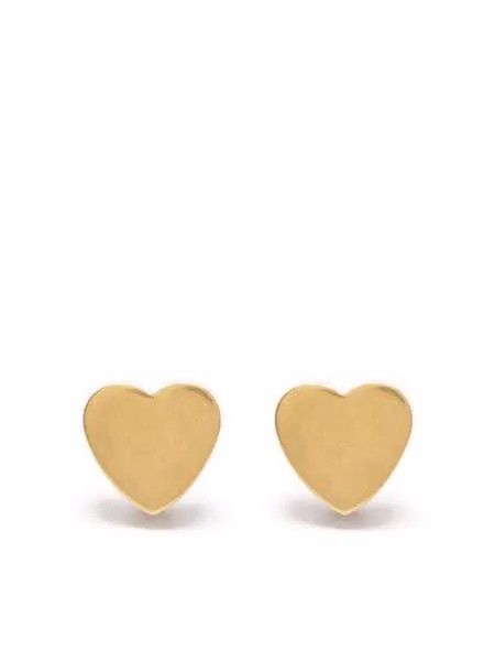 Balenciaga серьги-гвоздики в форме сердца