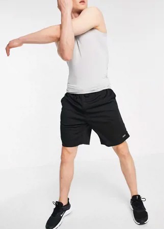 Трикотажные спортивные шорты свободного кроя ASOS 4505-Черный цвет