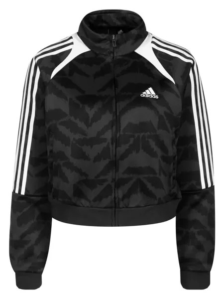 Переходная куртка adidas, цвет carbon/black/white/white