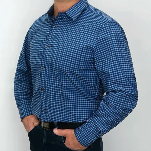 Рубашка Paolo Maldini, размер 3XL, голубой/синий