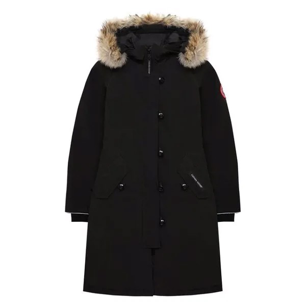 Пуховая парка Brittania с меховой отделкой капюшона Canada Goose