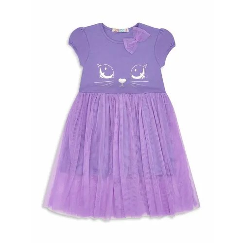 Платье Me & We, размер 122, фиолетовый