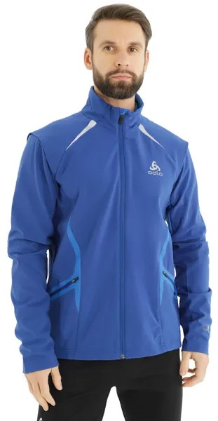 Спортивная куртка мужская Odlo Jacket Blizzard Men синяя M