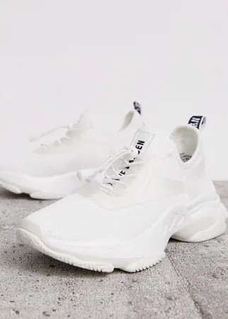 Белые массивные кроссовки Steve Madden Match-Белый