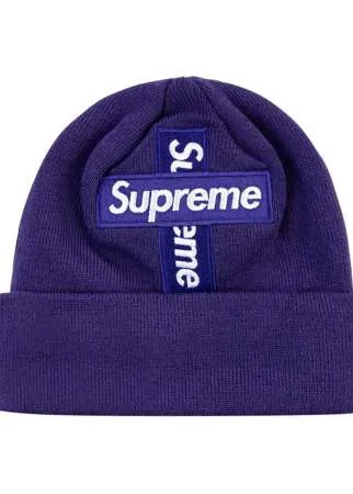 Supreme шапка бини New Era Cross Box Logo