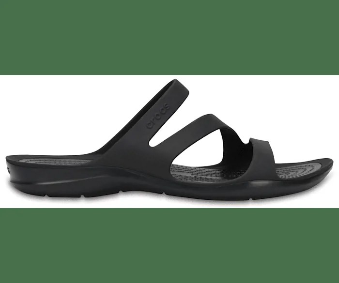 Сланцы женские Crocs CRW_203998 черные 36-37 EU (доставка из-за рубежа)