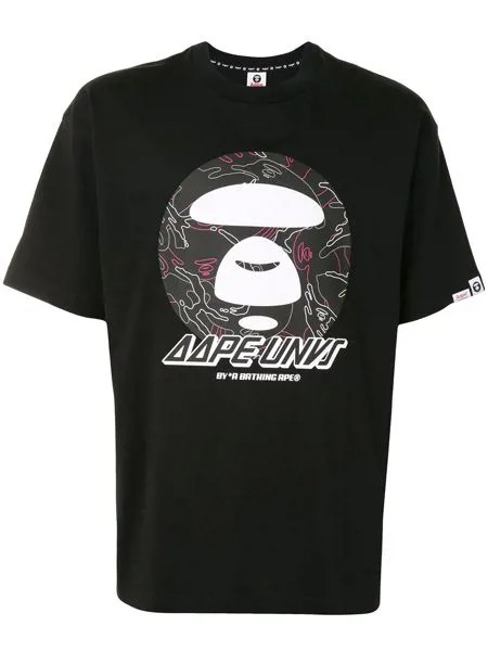 AAPE BY *A BATHING APE® футболка с логотипом