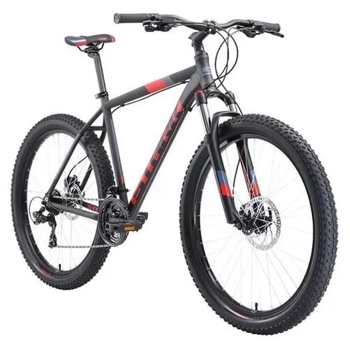 Горный (MTB) велосипед STARK Hunter 27.2+ HD (2019) черный/красный/серый 22