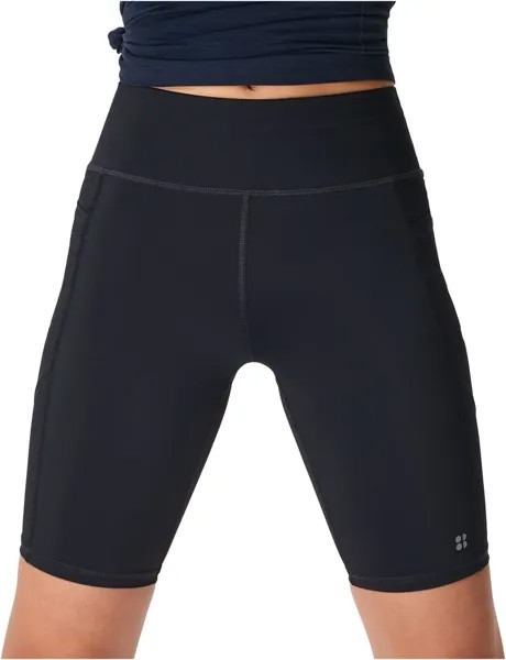 Шорты для бега Zero Gravity 9 дюймов Sweaty Betty, черный