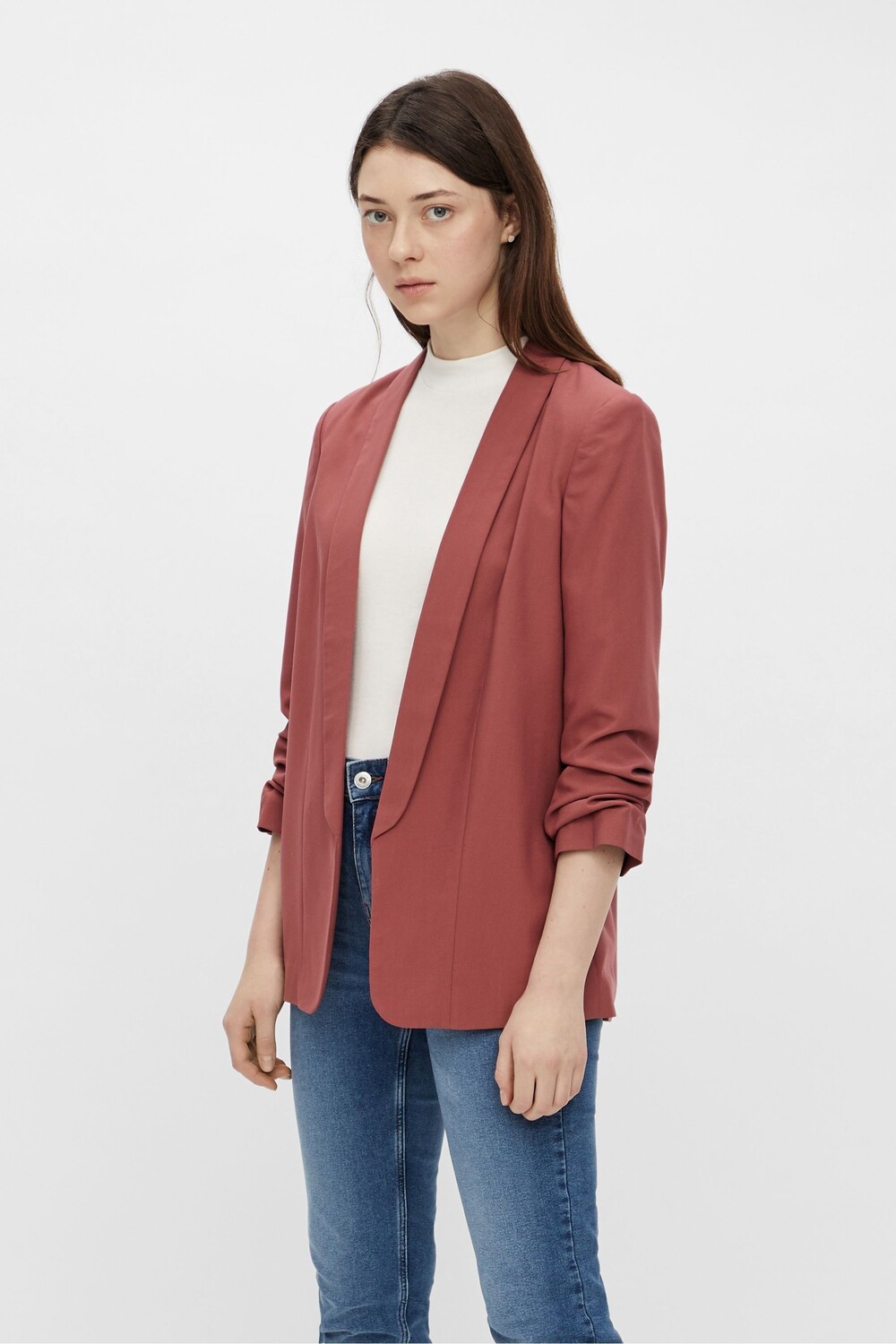 Свободная куртка Pieces Workwear с присборенными рукавами PIECES, розовый