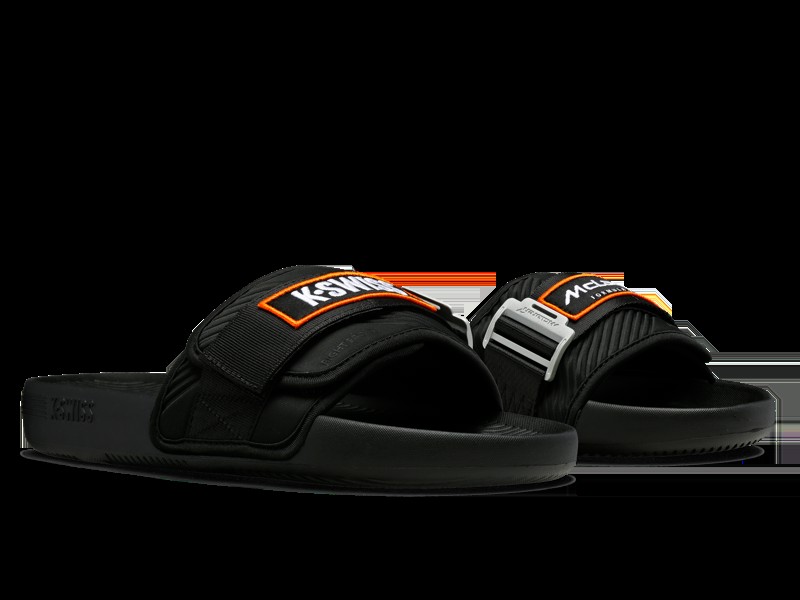 Мужские сандалии с ремешком X McLaren Kswiss, цвет Black, Papaya