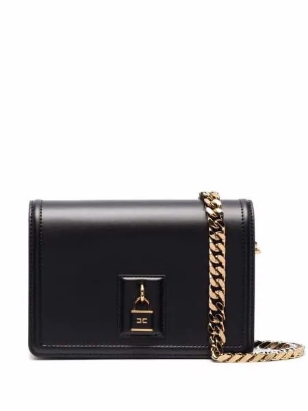 Elisabetta Franchi locket chain-strap shoulder bag