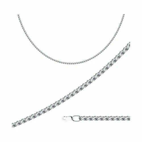 Цепь Diamant online, серебро, 925 проба, длина 40 см, средний вес 6.84 г, , серебристый