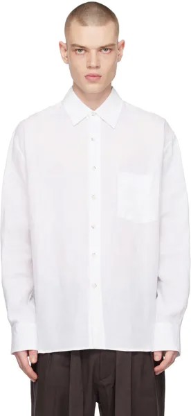 Белая свободная рубашка COMMAS