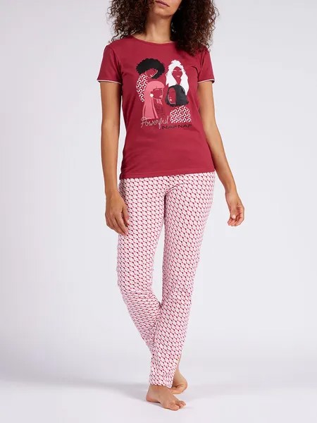 Пижама Naf Naf, цвет rot/rosa