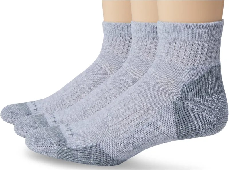 Носки средней плотности из хлопчатобумажной смеси, 3 пары носков Carhartt, серый