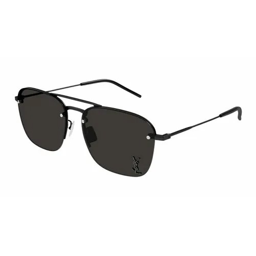 Солнцезащитные очки Saint Laurent SL309M 005, черный, серый