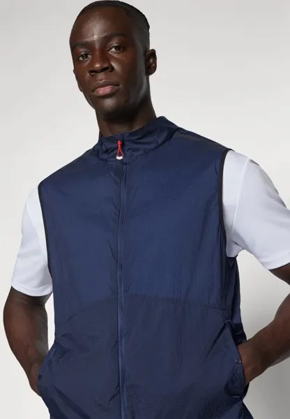 Жилет METARUN PACKABLE GILET ASICS, темно-синий