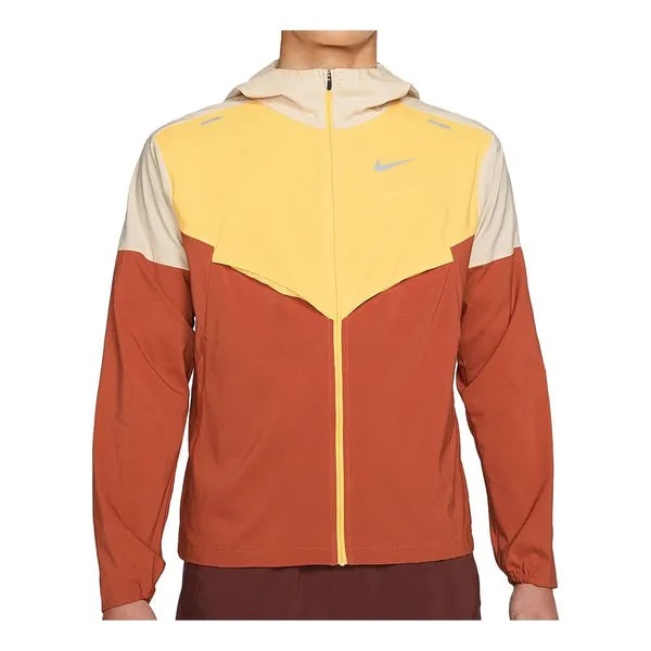 Куртка Nike UV Windbreaker Jacket 'Yellow Orange', желтый